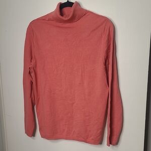Chico's Warm Coral Knit Top